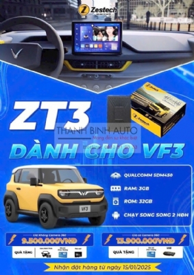 Màn hình Android ZT3 cho xe VF3