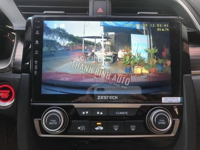 Màn hình Android Zestech Z800 liền camera 360 cho xe HONDA CIVIC 2019 RS