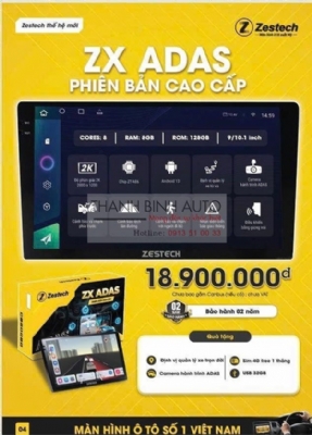 Màn hình Zestech AI ADAS cho xe HONDA CRV