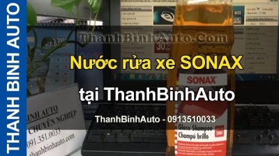 Video Nước rửa xe SONAX tại ThanhBinhAuto