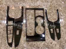 Ốp tay cửa, ốp bệ trung tâm mẫu Titan HYUNDAI TUCSON 2015 2018