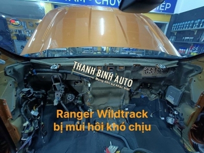 Xử lý Ranger Wildtrack bị mùi hôi khó chịu